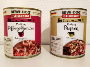 Hunde-Dosenfutter von BewiDog