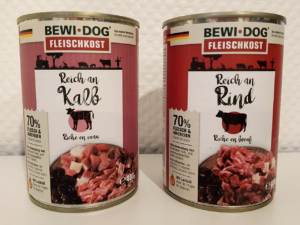 Hunde-Dosenfutter von BewiDog